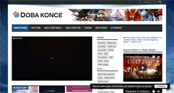 Desktop Screenshot of dobakonce.cz